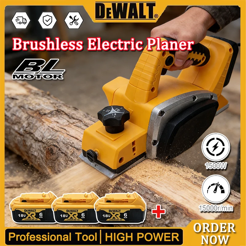 Planer Handheld Electric - Mesin Serut Listrik Tanpa Sikat DeWALT